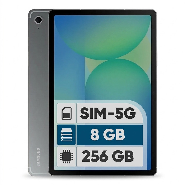 تبلت 10.9 اینچ سامسونگ مدل Galaxy Tab S10 Lite با ظرفیت 256 گیگابایت و رم 8 گیگابایت، قابلیت پشتیبانی از سیم کارت، رزولوشن دوربین اصلی ۸ مگاپیکسل، پشتیبانی از قلم